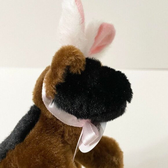 Ganz Soft Spots 4 Inch Easter Puppy Dog Schnitzel Bunny Ears Animal Plush - Picture 12 of 13